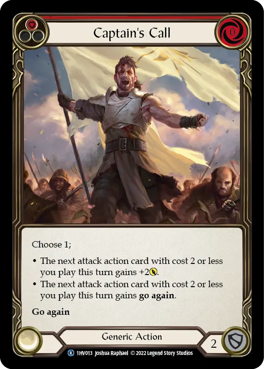 Captain's Call RED 1HV013 - Viserai - Blitz Deck - Flesh and blood card