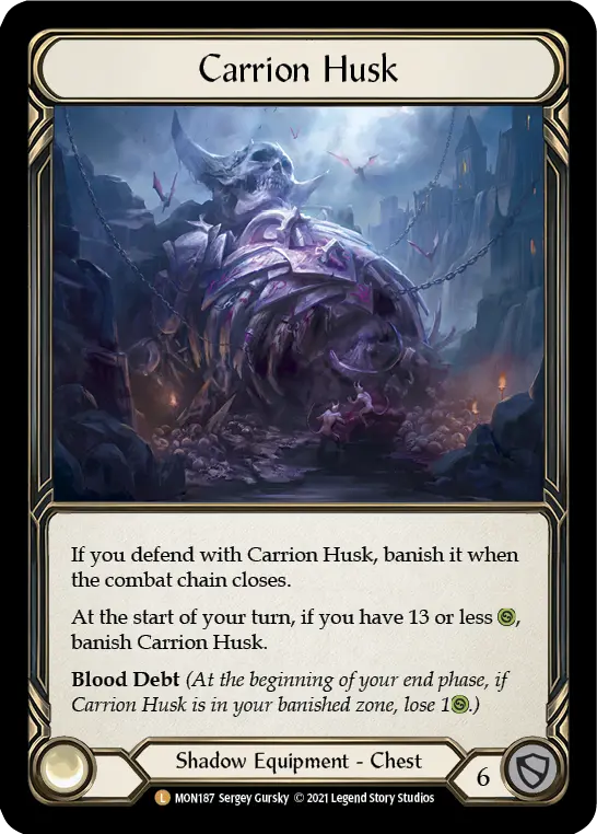 Carrion Husk MON187-CF - Monarch - Flesh and blood card
