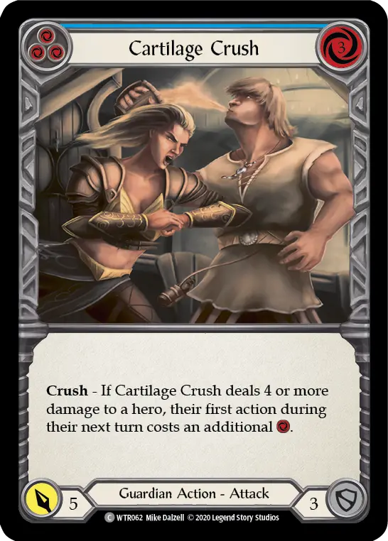 Cartilage Crush BLUE U-WTR062 - Welcome to Rathe - Unlimited - Flesh and blood card