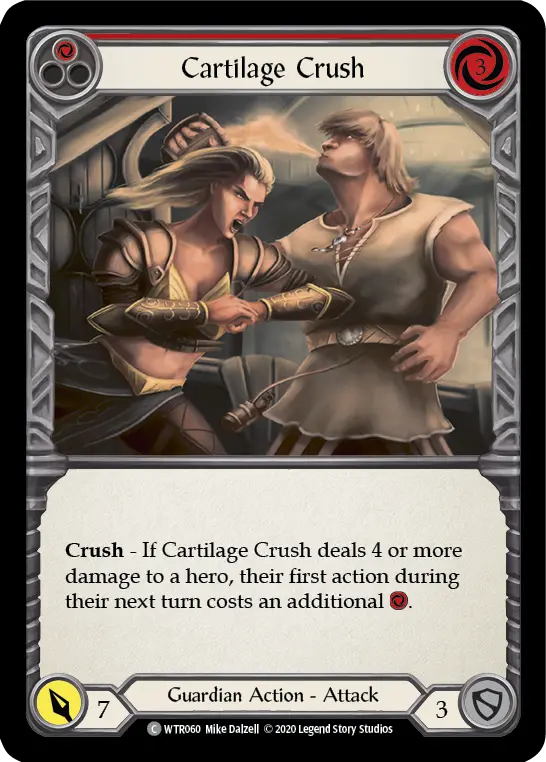 Cartilage Crush RED U-WTR060-RF - Welcome to Rathe - Unlimited - Flesh and blood card