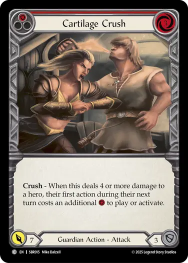 Cartilage Crush SBR015 - Silver Age Chapter 1 - Bravo, Flattering Showman - Flesh and blood card