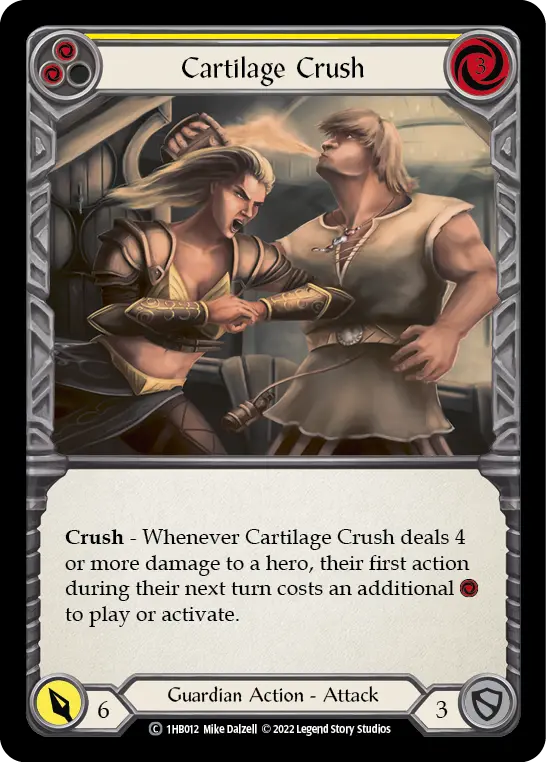 Cartilage Crush YELLOW 1HB012 - Bravo - Blitz Deck - Flesh and blood card