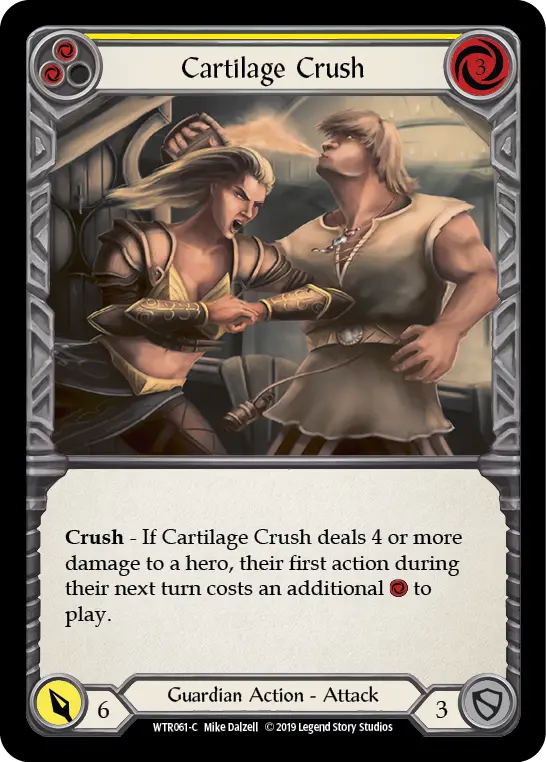 Cartilage Crush YELLOW WTR061 - Welcome to Rathe - Flesh and blood card