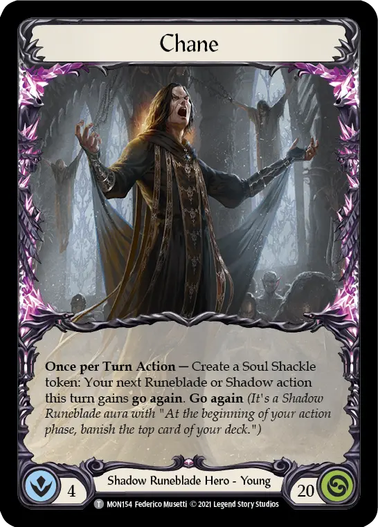 Chane MON154 - Monarch - Flesh and blood card