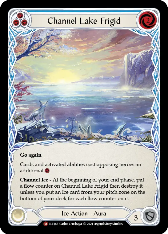 Channel Lake Frigid BLUE ELE146-AA - Tales of Aria - Flesh and blood card