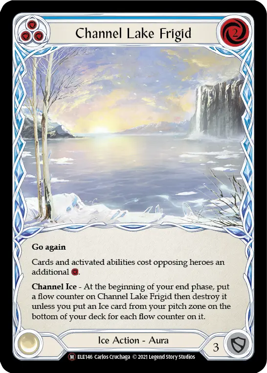 Channel Lake Frigid BLUE U-ELE146-RF - Tales of Aria - Unlimited - Flesh and blood card