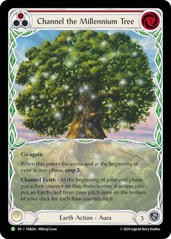 Channel the Millennium Tree RED FAB263-CF - Calling - Rosetta - Flesh and blood card