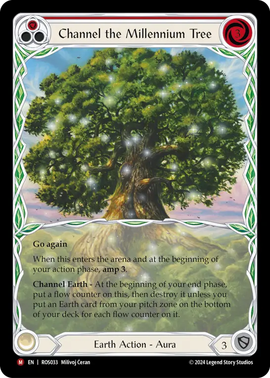 Channel the Millennium Tree RED ROS033 - Rosetta - Flesh and blood card