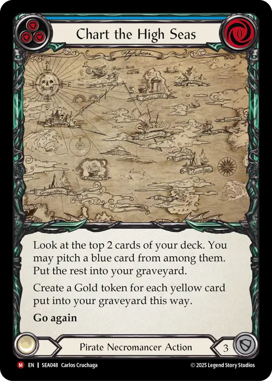 Chart the High Seas BLUE SEA048 - High Seas - Flesh and blood card