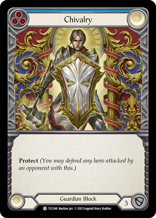 Chivalry BLUE TCC048 - Round the Table: TCC x LSS - Flesh and blood card