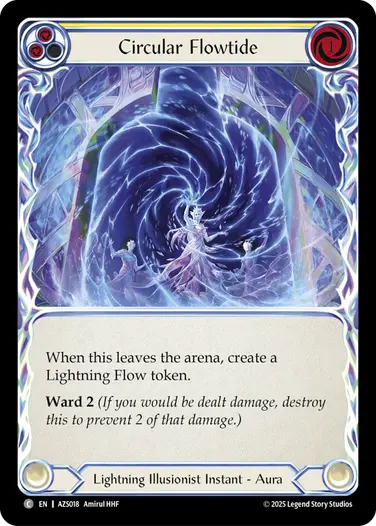 Circular Flowtide AZS018 - Armory Deck - Zyggy Starlight - Flesh and blood card