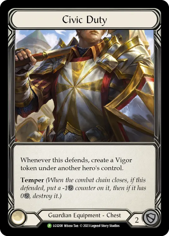 Civic Duty LGS208-RF - Social Play Kit - Brevant - Flesh and blood card