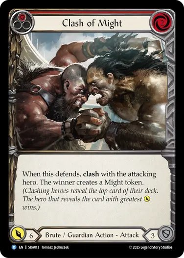 Clash of Might SKA013 - Silver Age Chapter 1 - Kayo - Flesh and blood card