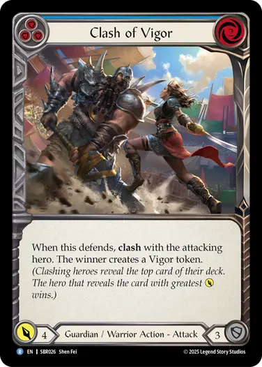 Clash of Vigor SBR026 - Silver Age Chapter 1 - Bravo, Flattering Showman - Flesh and blood card