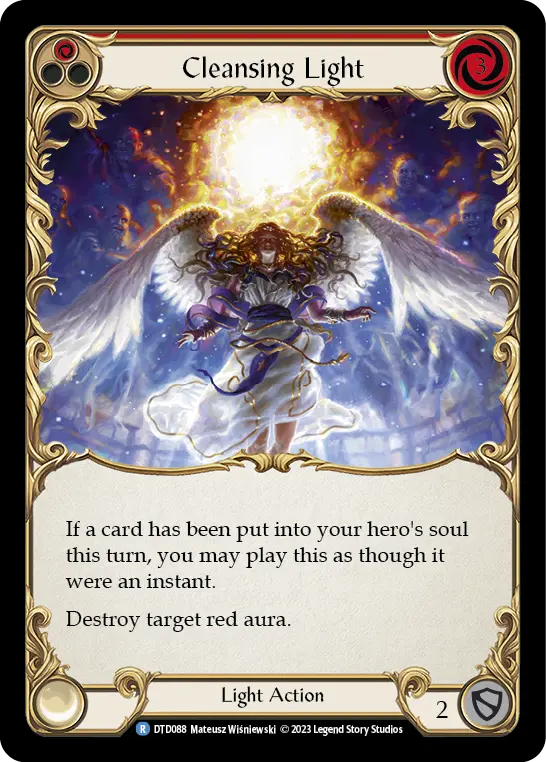 Cleansing Light RED DTD088 - Dusk till Dawn - Flesh and blood card