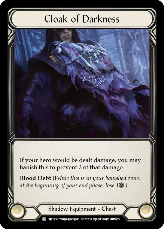 Cloak of Darkness DTD166 - Dusk till Dawn - Flesh and blood card