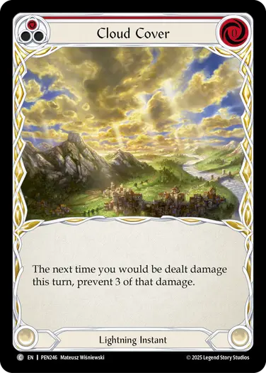 Cloud Cover PEN246 - Compendium of Rathe - Flesh and blood card