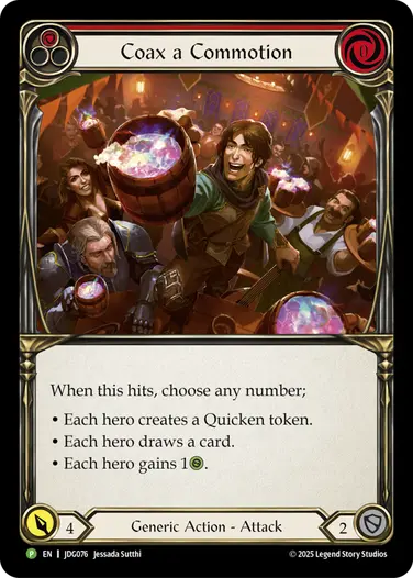 Coax a Commotion JDG076-CF - Judge Pack - Season 10 - Flesh and blood card