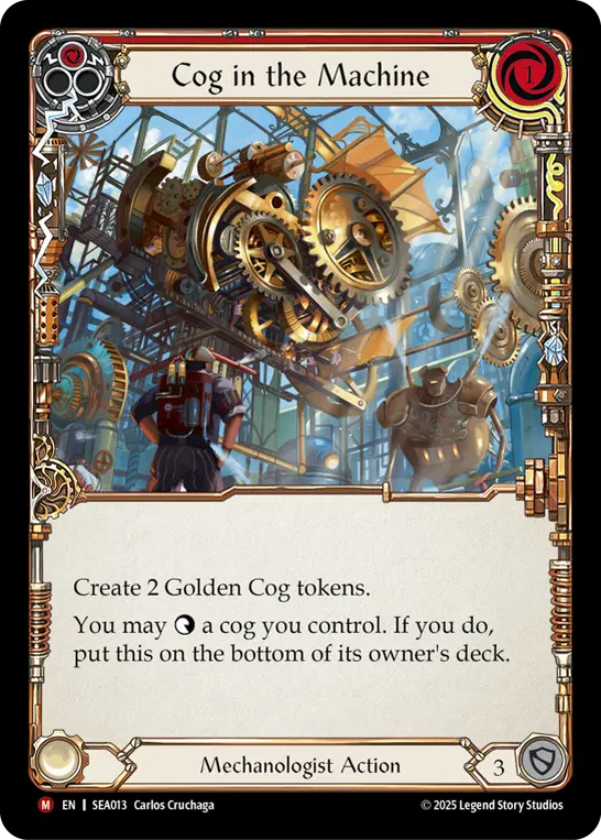Cog in the Machine RED SEA013 - High Seas - Flesh and blood card