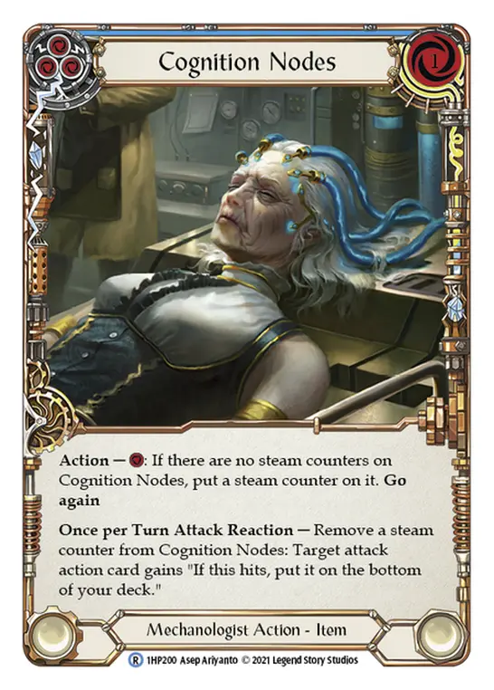 Cognition Nodes BLUE 1HP200 - History Pack 1 - Flesh and blood card