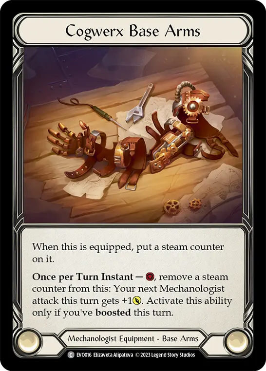 Cogwerx Base Arms EVO016 - Bright Lights - Flesh and blood card