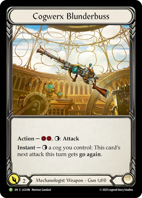 Cogwerx Blunderbuss LGS396-RF - Pre-release - High Seas - Flesh and blood card