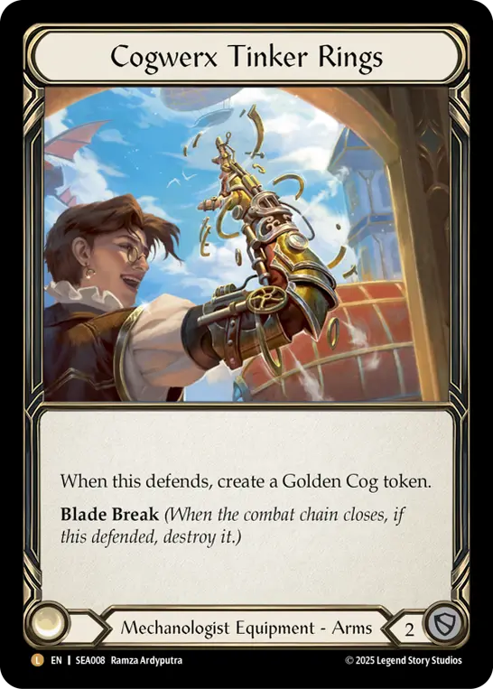 Cogwerx Tinker Rings SEA008-RF - High Seas - Flesh and blood card