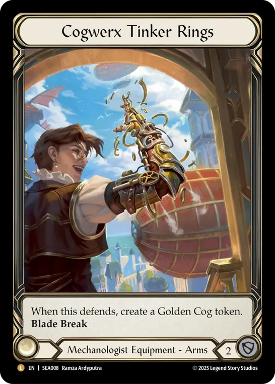 Cogwerx Tinker Rings SEA008-TP - High Seas - Treasure Pack - Flesh and blood card