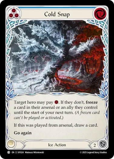 Cold Snap SIY024 - Silver Age Chapter 1 - Iyslander - Flesh and blood card