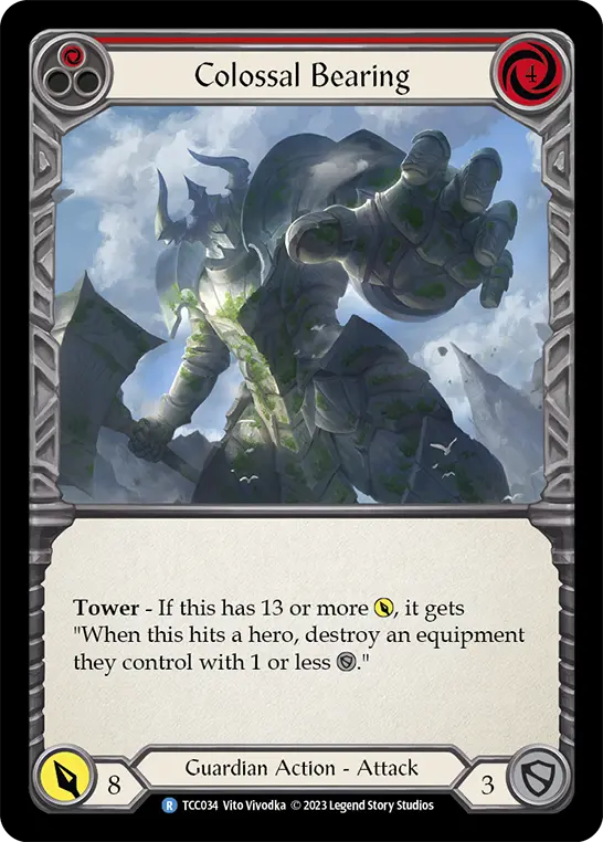 Colossal Bearing RED TCC034 - Round the Table: TCC x LSS - Flesh and blood card