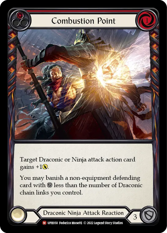 Combustion Point RED UPR050 - Uprising - Flesh and blood card