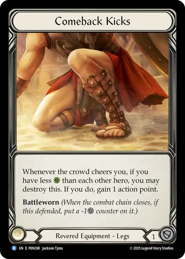 Comeback Kicks PEN288 - Compendium of Rathe - Flesh and blood card