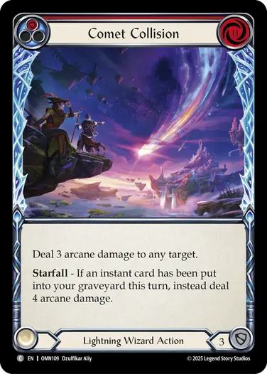 Comet Collision OMN109 - Omens of the Third Age - Flesh and blood card