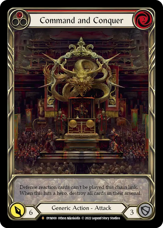Command and Conquer RED DYN000-CF - Dynasty - Flesh and blood card