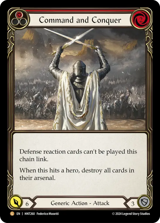 Command and Conquer RED HNT260 - The Hunted - Flesh and blood card