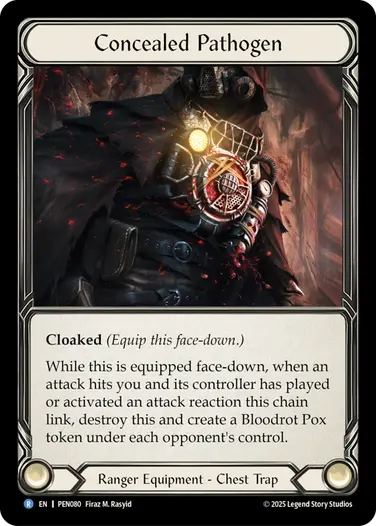 Concealed Pathogen PEN080 - Compendium of Rathe - Flesh and blood card