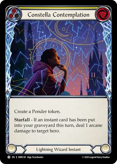 Constella Contemplation OMN130 - Omens of the Third Age - Flesh and blood card