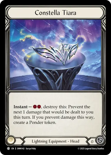 Constella Tiara OMN142 - Omens of the Third Age - Flesh and blood card