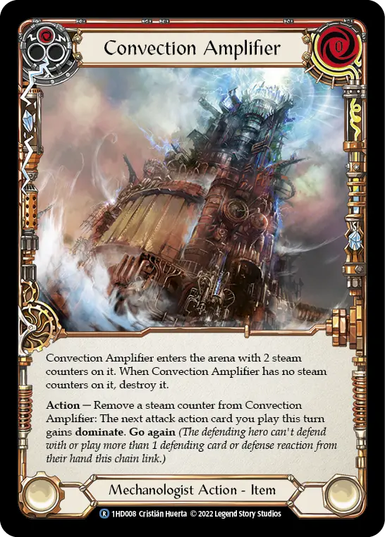 Convection Amplifier RED 1HD008 - Dash - Blitz Deck - Flesh and blood card