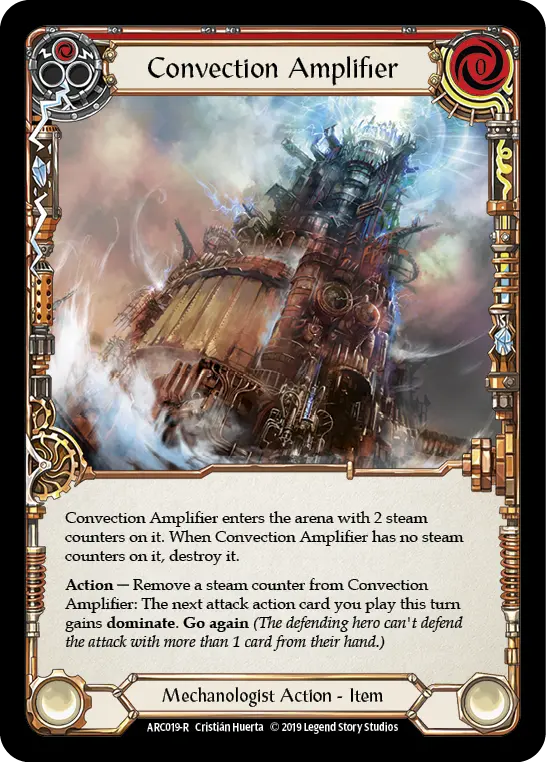 Convection Amplifier RED ARC019 - Arcane Rising - Flesh and blood card