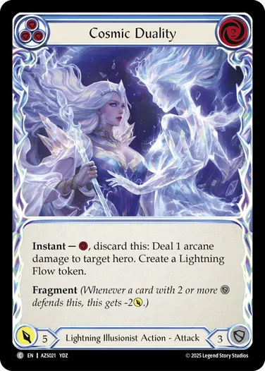 Cosmic Duality AZS021 - Armory Deck - Zyggy Starlight - Flesh and blood card