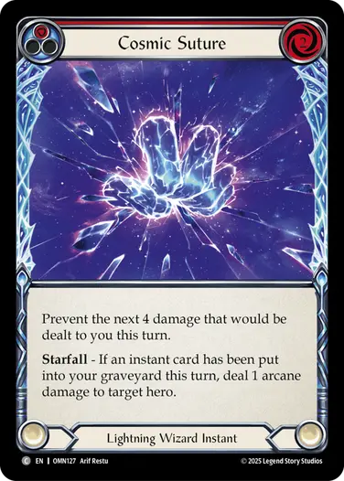 Cosmic Suture OMN127 - Omens of the Third Age - Flesh and blood card