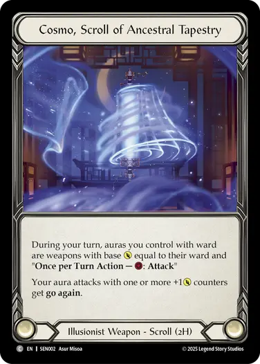Cosmo, Scroll of Ancestral Tapestry SEN002 - Silver Age Chapter 2 - Enigma - Flesh and blood card