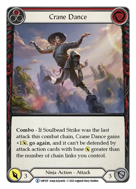 Crane Dance RED 1HP107 - History Pack 1 - Flesh and blood card
