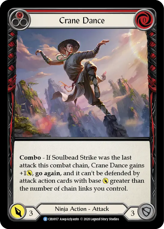 Crane Dance RED CRU057 - Crucible of War - Flesh and blood card