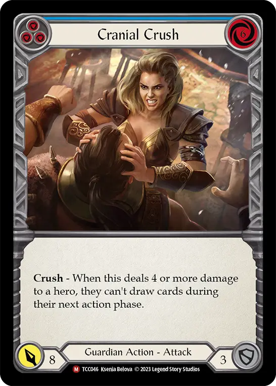 Cranial Crush BLUE TCC046 - Round the Table: TCC x LSS - Flesh and blood card