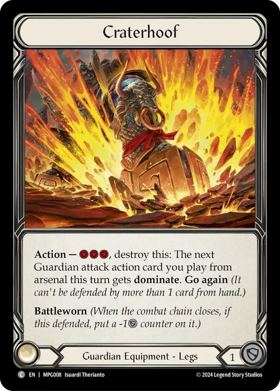 Craterhoof MPG008 - Mastery Pack Guardian - Flesh and blood card