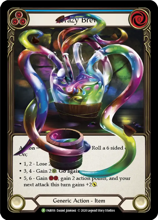 Crazy Brew BLUE FAB016-CF - Armory - Season 3 - Flesh and blood card