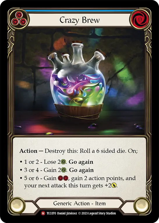 Crazy Brew BLUE TCC070 - Round the Table: TCC x LSS - Flesh and blood card