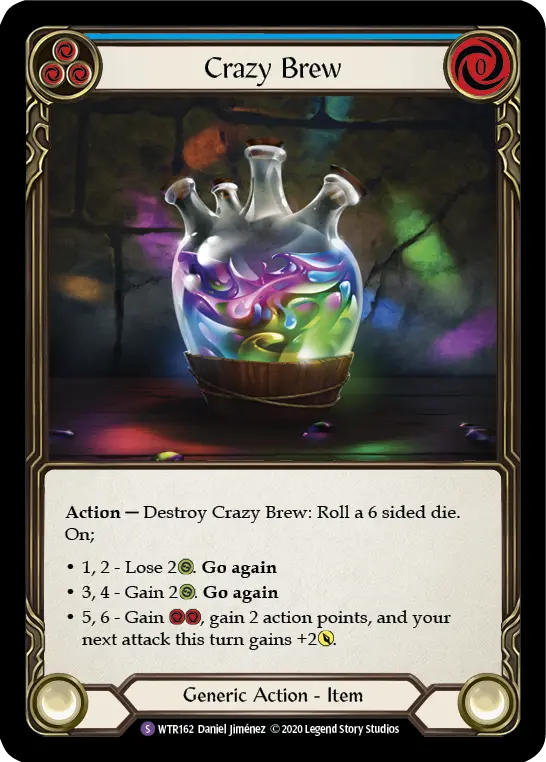 Crazy Brew BLUE U-WTR162-RF - Welcome to Rathe - Unlimited - Flesh and blood card